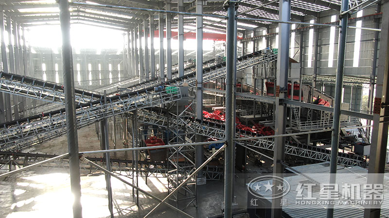 石子機(jī)生產(chǎn)線多少錢一套，附現(xiàn)場案例